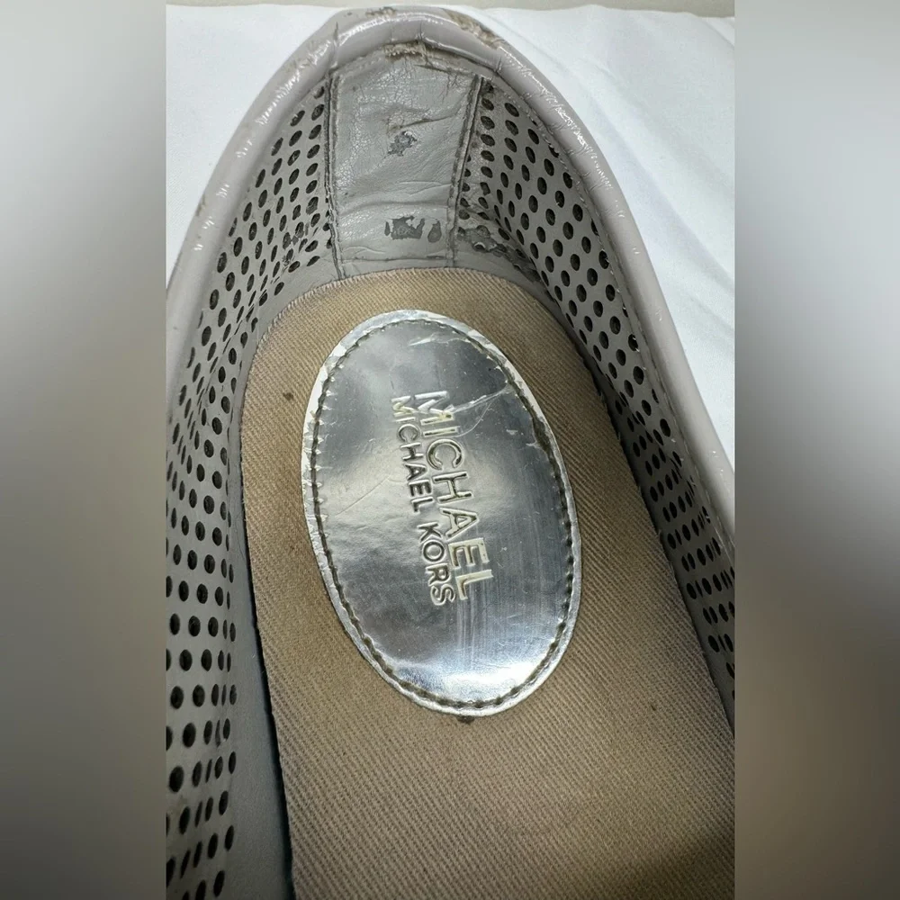 Michael Kors Women’s Gray Suede Slip On Sneakers Size 7M